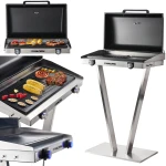 Kalorik Grill Elektryczny Ogrodowy/Tarasowy Inox 2500W EBBQ 1002 L