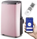 Kalorik Designerski Klimatyzator Przenośny 12000BTU 3,53kW Klimatyzacja Aplikacja Z Pilotem  ACM 1008 Różowy