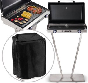 Kalorik Grill Elektryczny Ogrodowy/Tarasowy Inox 2500W EBBQ 1002 L + Pokrowiec